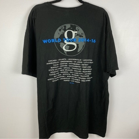 Tultex Garth Brooks 2014-2016 World Tour Concert T-Shirt XXL Black - Picture 12 of 13